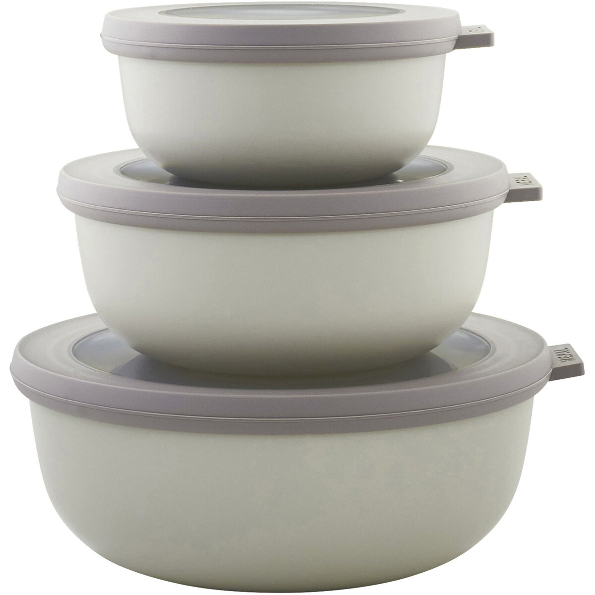Bollesett med Lokk 3 st Cirqula Nordic White