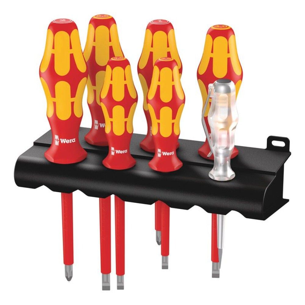 SKRUTREKKERSETT WERA KRAFTFORM PLUS 7 DELER