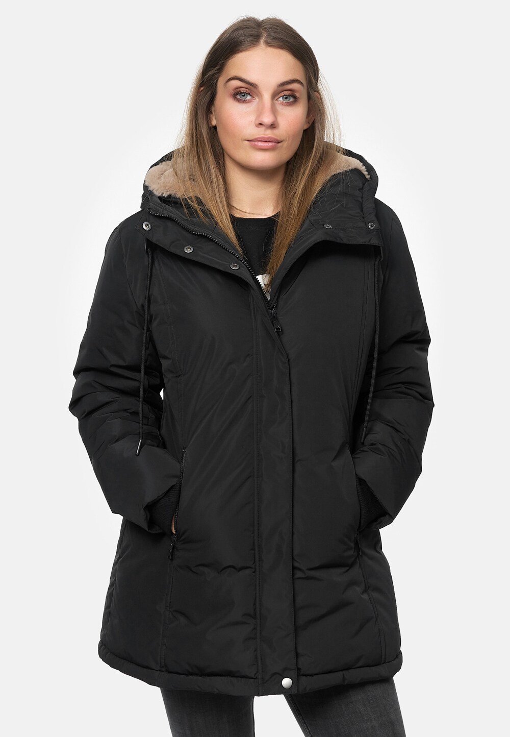 Lonsdale Frauen Winterjacke mit Kapuze TONG