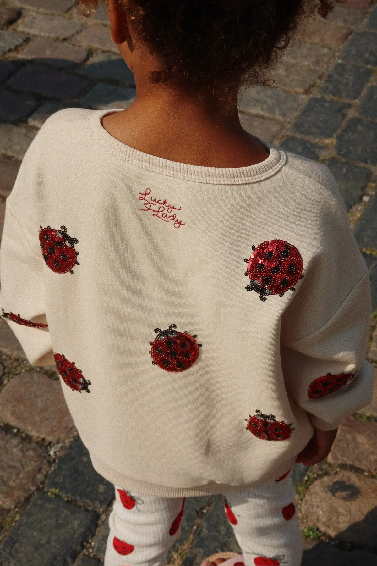 Konges Sløjd Lou Ladybug Glitter Sweatshirt Ocs Ks102204