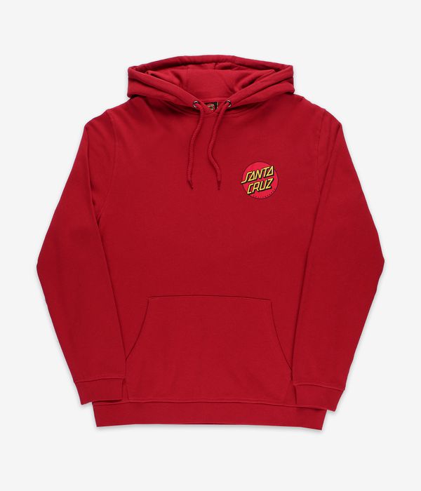 Santa Cruz Classic Dot Chest Hoodie (dark rust)