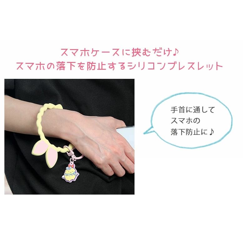 Gourmandise - Sumikko Gurashi siliconen armband met koordkussen voor smartphone