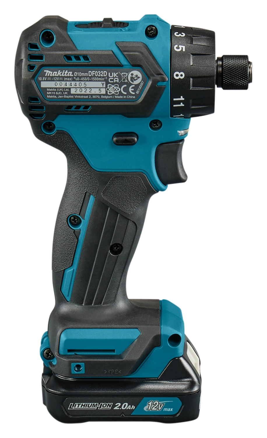 Makita DF032DSAJ 10.8V Li-Ion schuifaccu boor-/schroefmachine set (2x 2.0Ah accu) in Mbox - koolborstelloos