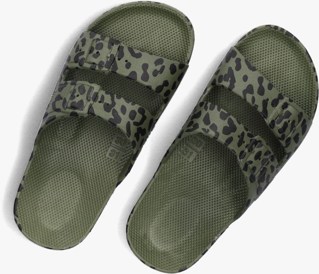 Freedom Moses groene freedom moses slippers fancy