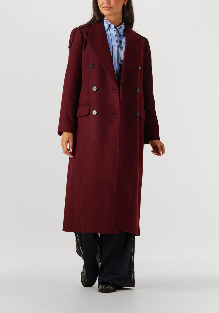 bordeaux haute l'amitié mantel lida tailor wool coat