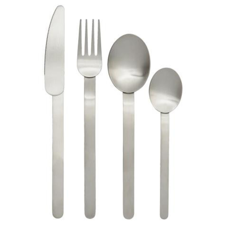 Ferm Living Stelo bestek set van 4 Stainless Steel