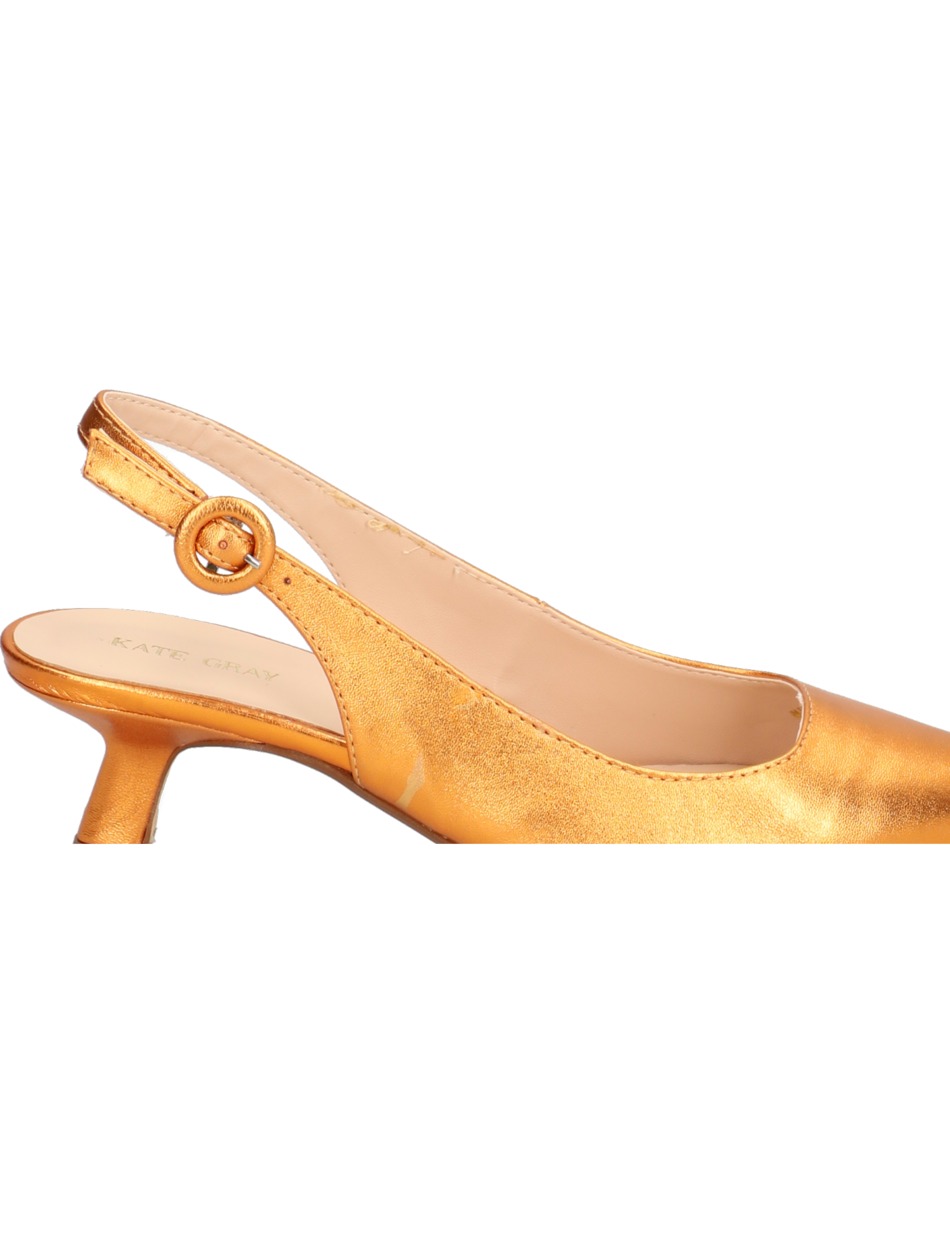 Glattleder Slingpumps