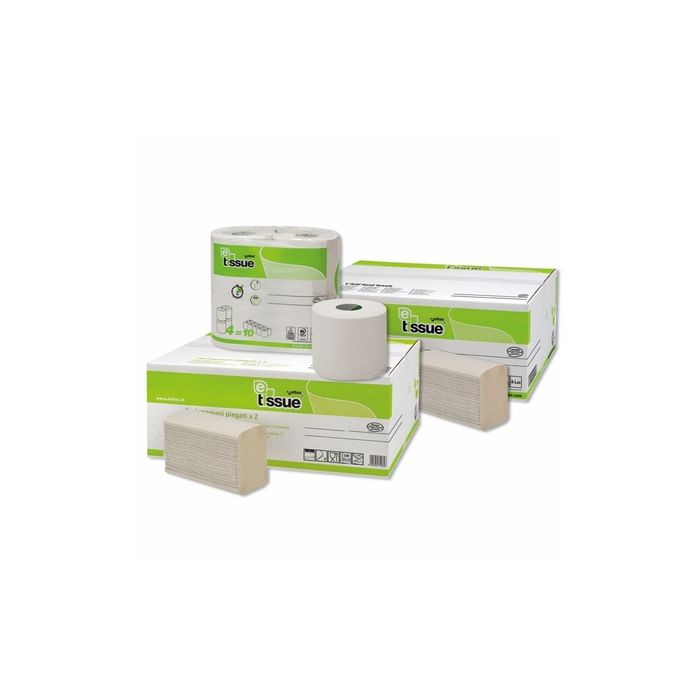 Toiletpapier E-Tissue 12st 2laags Mini Jumbo 150m 12 rollen (247315)