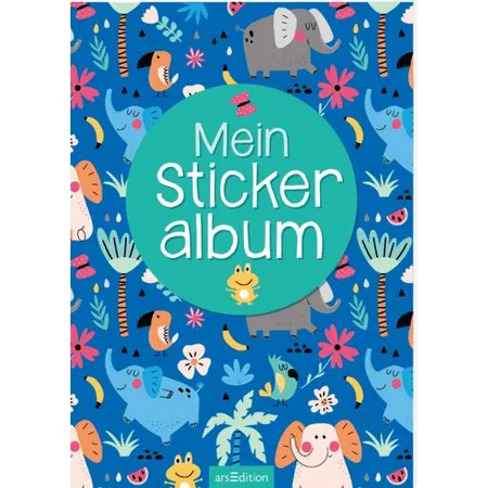 ars Edition Mein Stickeralbum – Bunte Tiere