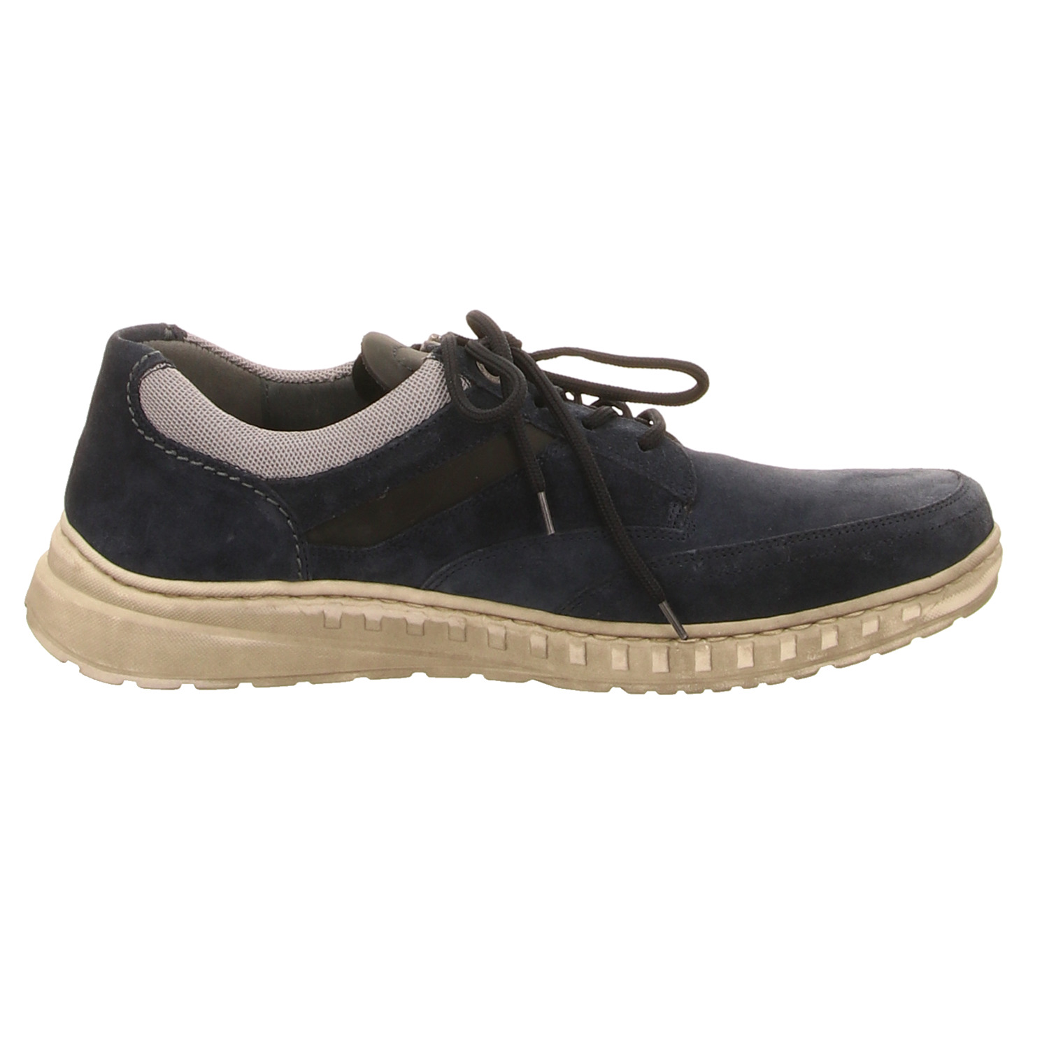 Waldläufer Schnürhalbschuh blau