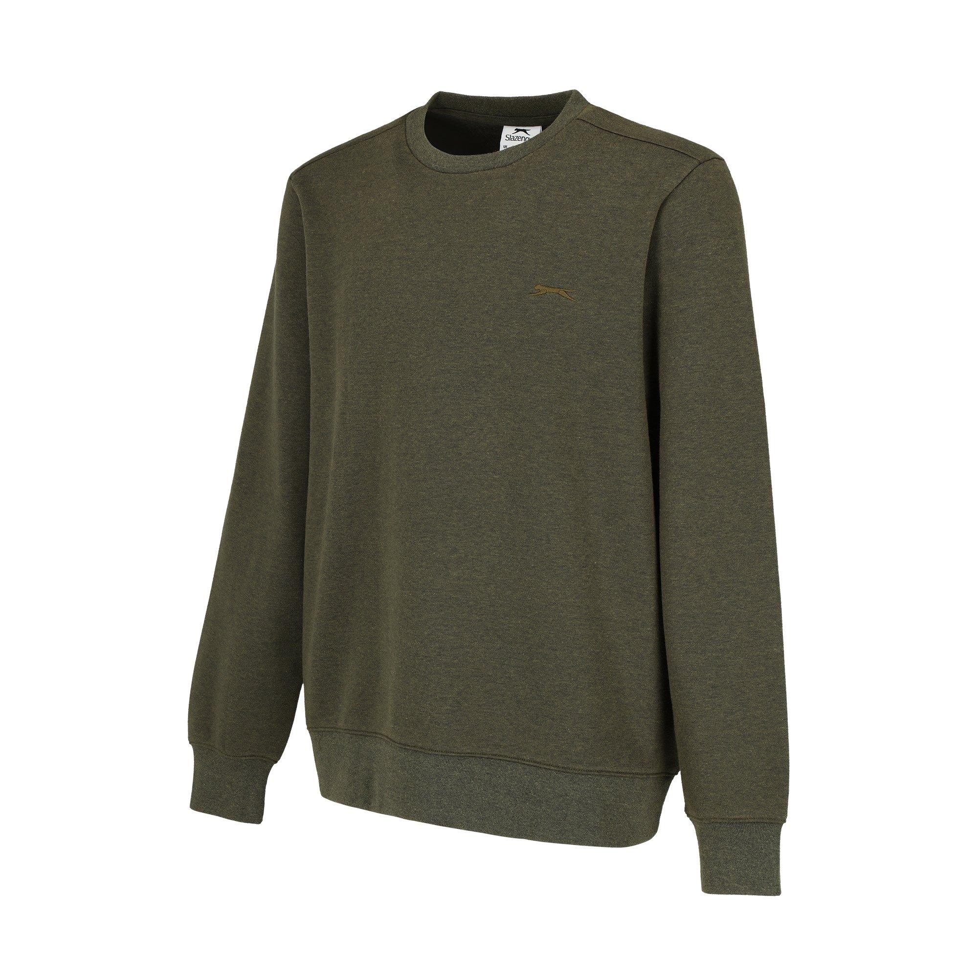 Slazenger Fleece Crew Sweater Mens