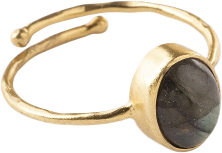A Beautiful Story Visionary Labradorite Ring GP Gold