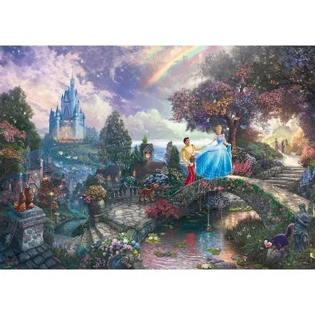 Schmidt Spiele Puzzle - Thomas Kinkade Disney Cinderella, 1000 Teile