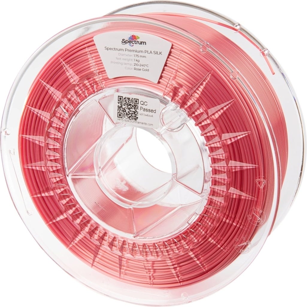 Spectrum  SILK PLA Rose Gold, 1,75 mm (1.000 g)    PLA-Filament mit Silk-Effekt