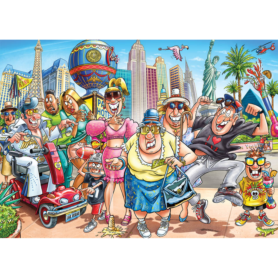 Jumbo Wasgij Original puzzel What Happens in Vegas - 1000 stukjes