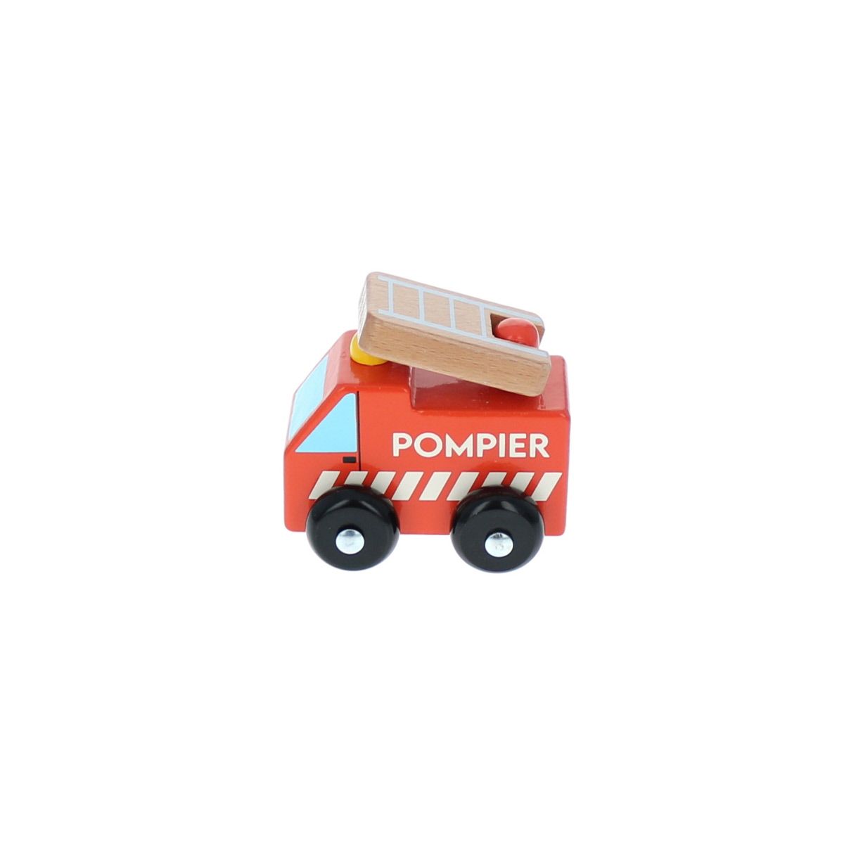 Camion de pompier en bois Mercredi et Patati