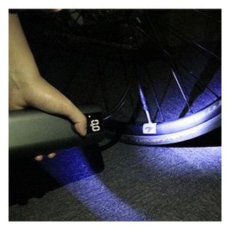 pompe à vélo électrique-pompe à air pompe à vélo électrique compresseur 5200 mAh (2x 2600mAh) pneu de vélo à pompe à air rechargeable