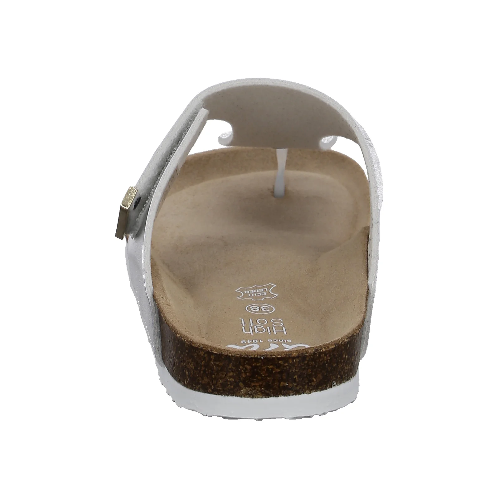 Pantolette Maui silber