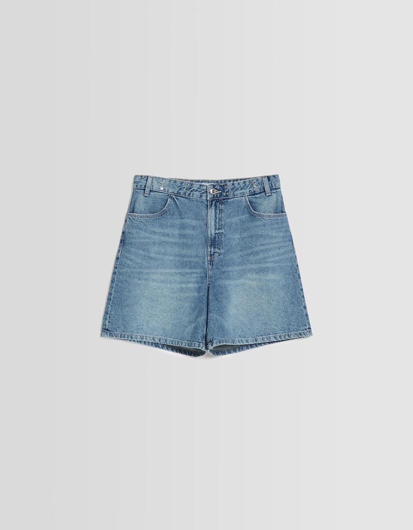 Bermuda jeans multifuncional