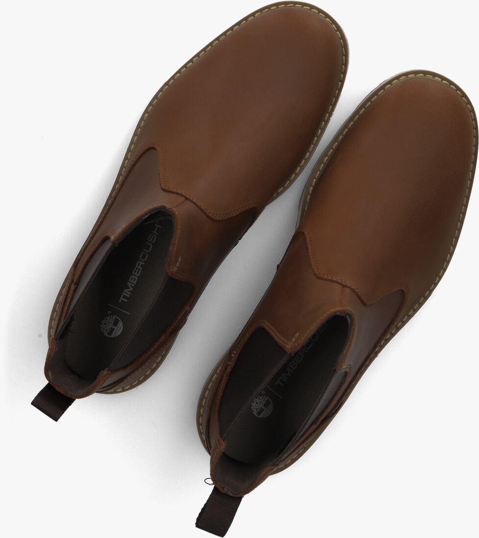 cognac timberland chelsea boots britton road mid chelsea