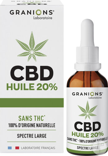 Granions Huile De CBD 20% Flacon 10ml