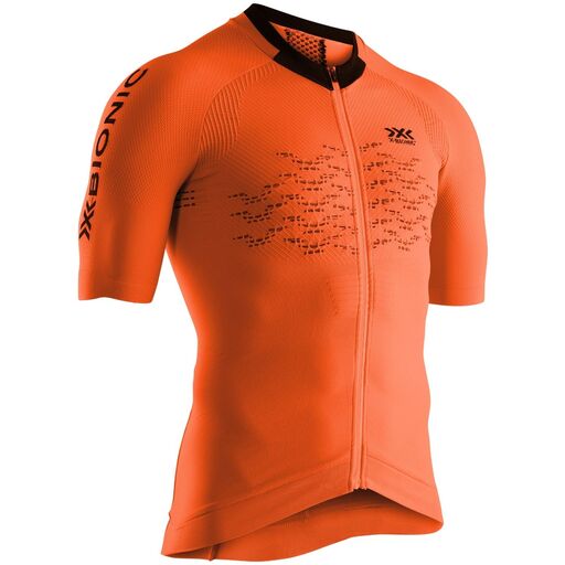 Camisa de ciclismo masculina de manga curta The Trick 4.0 Bike Zip X-bionic