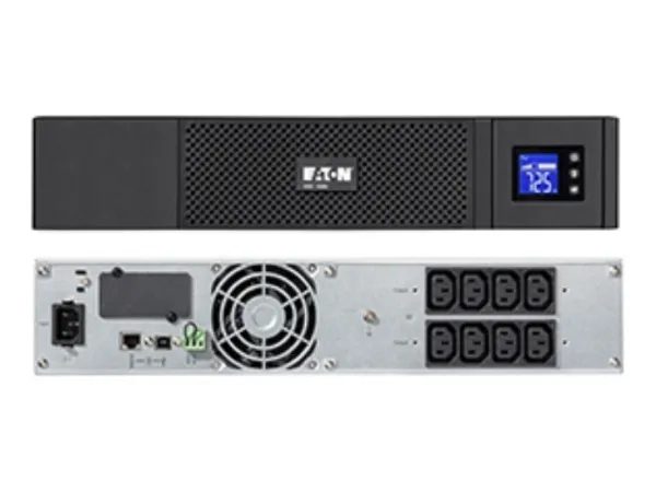 Eaton 5SC 1000 - UPS (rackversion) - AC 230 V - 700 Watt - 1000 VA - RS-232, USB - output-stikforbindelser: 8 - 2U - sort