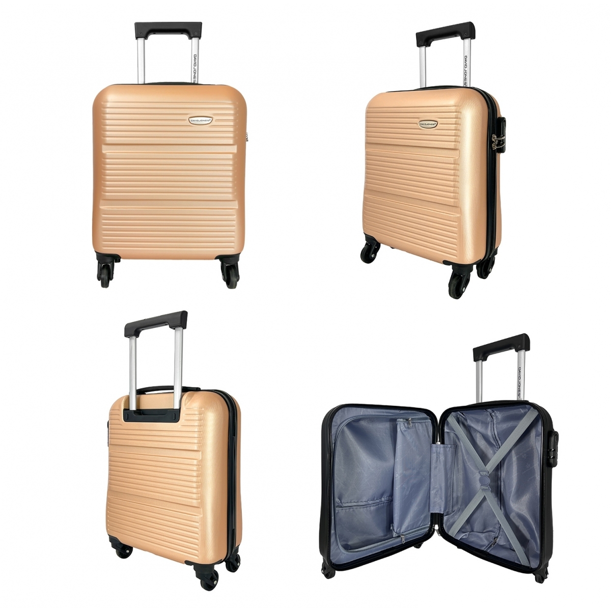 David Jones Valise cabine XS underseat rigide David Jones ABS 45cm