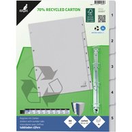 Intercalaire carton ECO, chiffres 1-52, 52 pièces