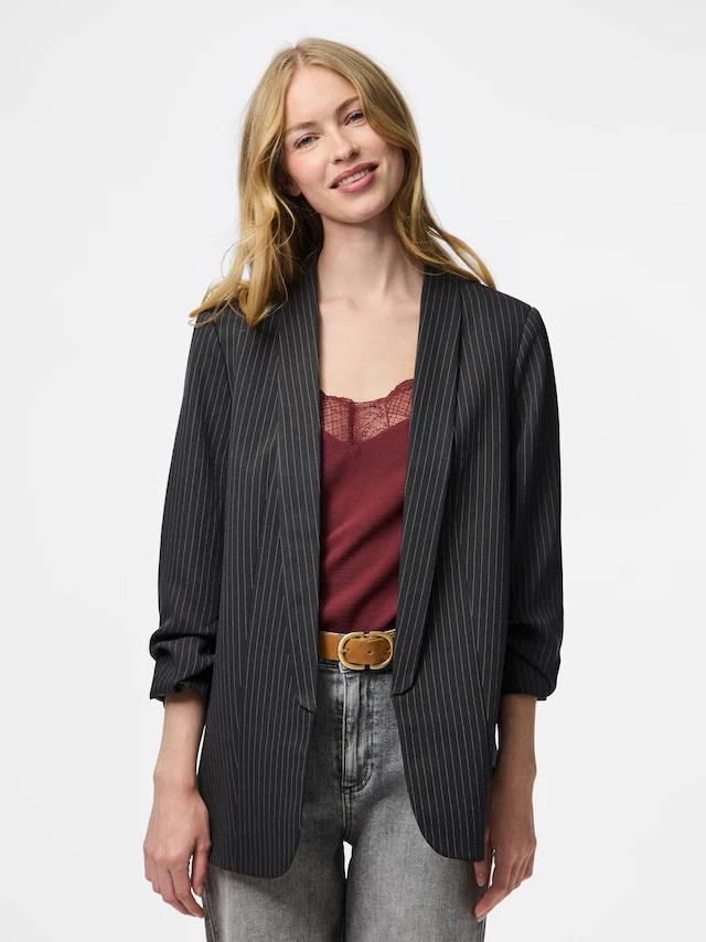 pieces Blusenblazer »PCBOSELLA 3/4 PINSTRIPE BLAZER NOOS BC«
