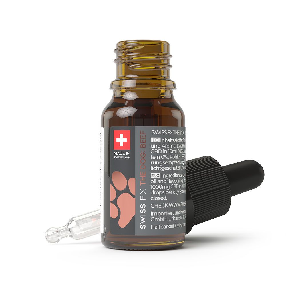 Óleo de CBD para cães 10% Carne