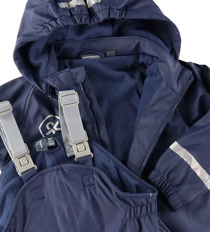 Color Kids Regnt?j m. Seler/Fleece - PU - Dress Blues