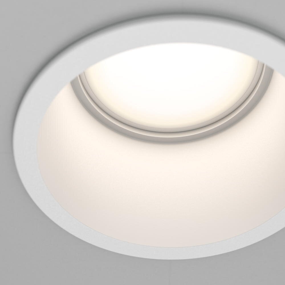Reif inbouw plafondspot in wit GU10 54mm