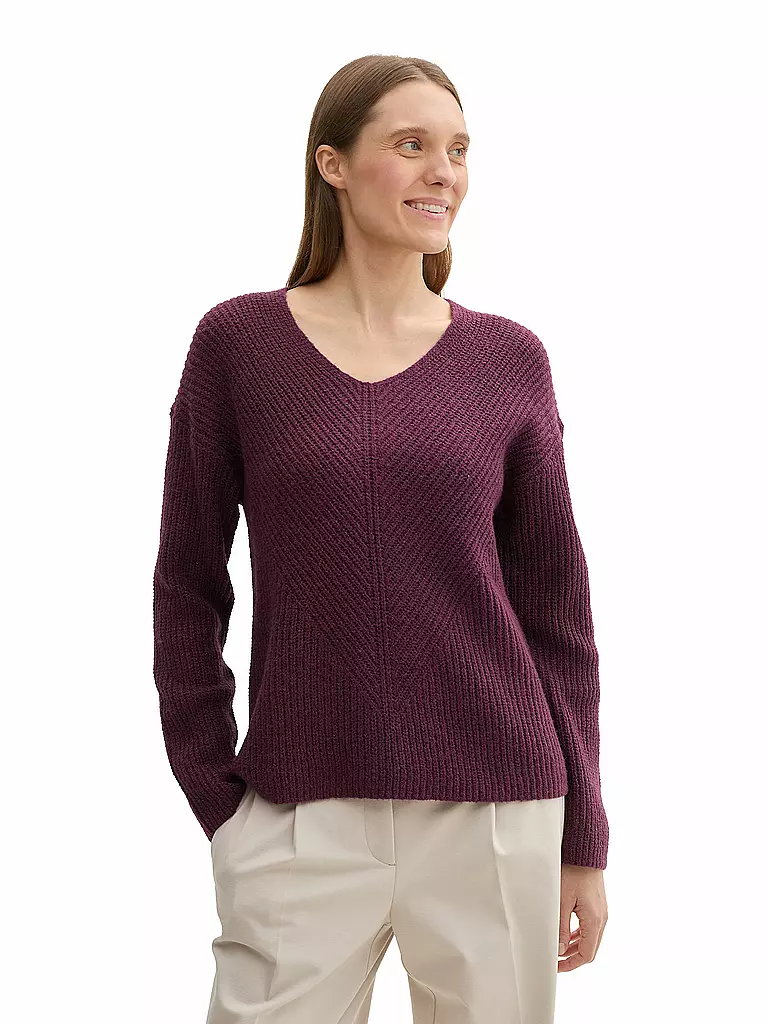 TOM TAILOR Pullover beere