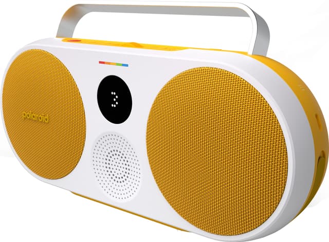 Polaroid Music P3 trådløs, transportabel højttaler (gul/hvid)