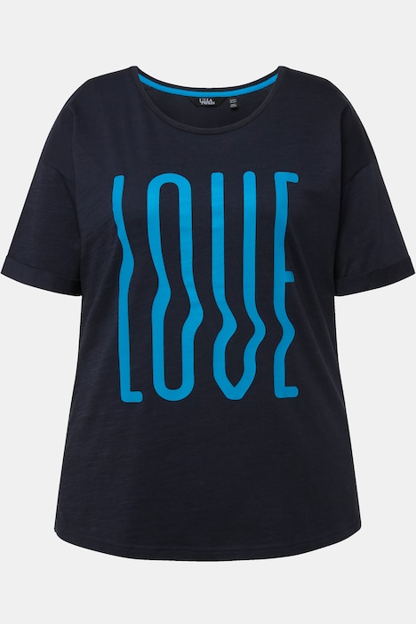 T-Shirt, LOVE, Oversized, Rundhals, Halbarm