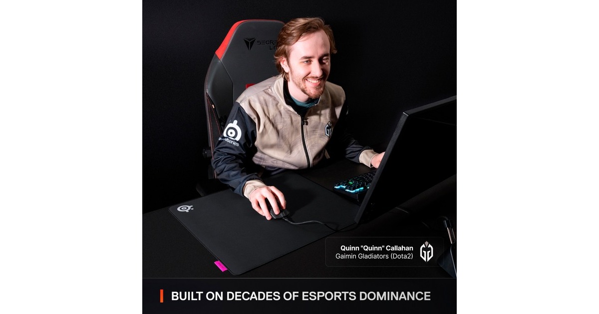 SteelSeriesQcK Performance Speed gaming muismat  (Zwart, L)