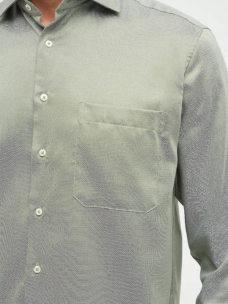 ETERNA Hemd Regular Fit grün