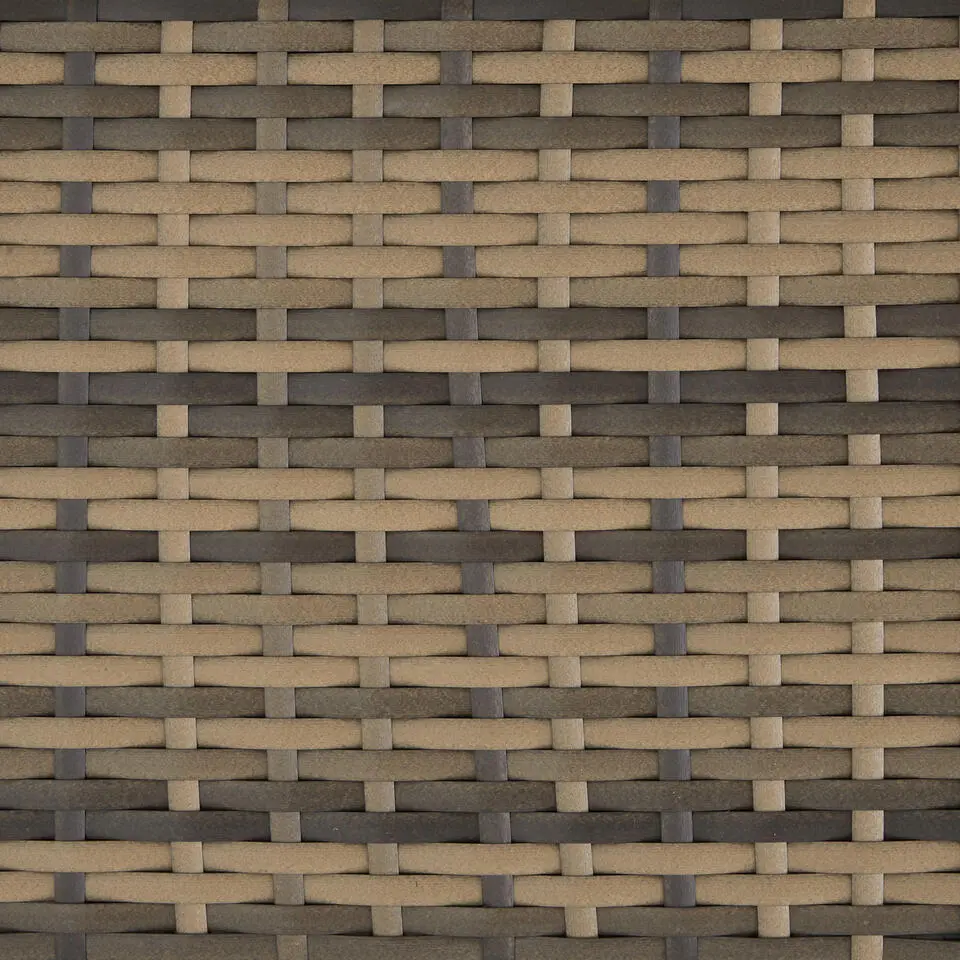 tectake - tuinset Malaga - wicker - natuurkleur
