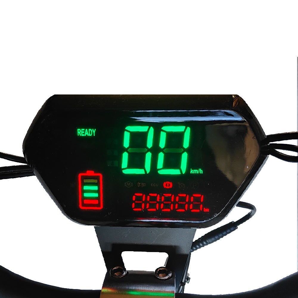 FORÇA CAPTAIN PRO Elektro-Scooter bis 50 km/h Topspeed in Schwarz - 30AH Lithium Akku