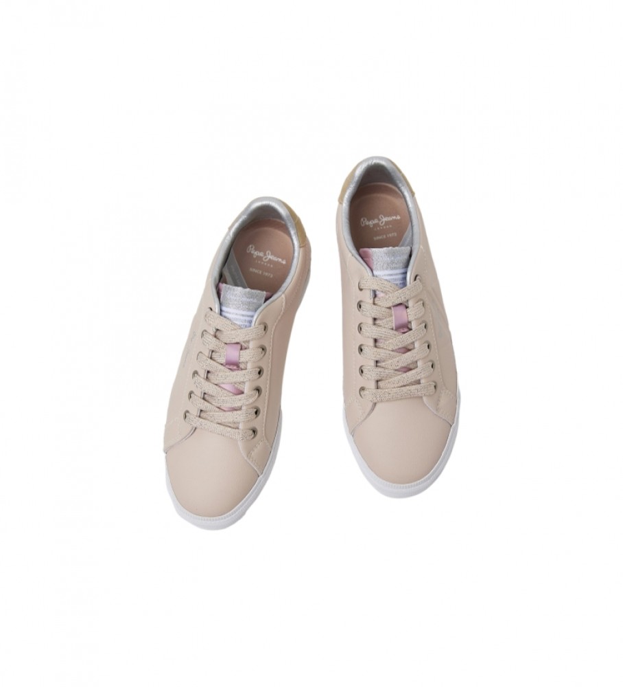 Tênis Pepe Jeans Kenton Flag Basic bege