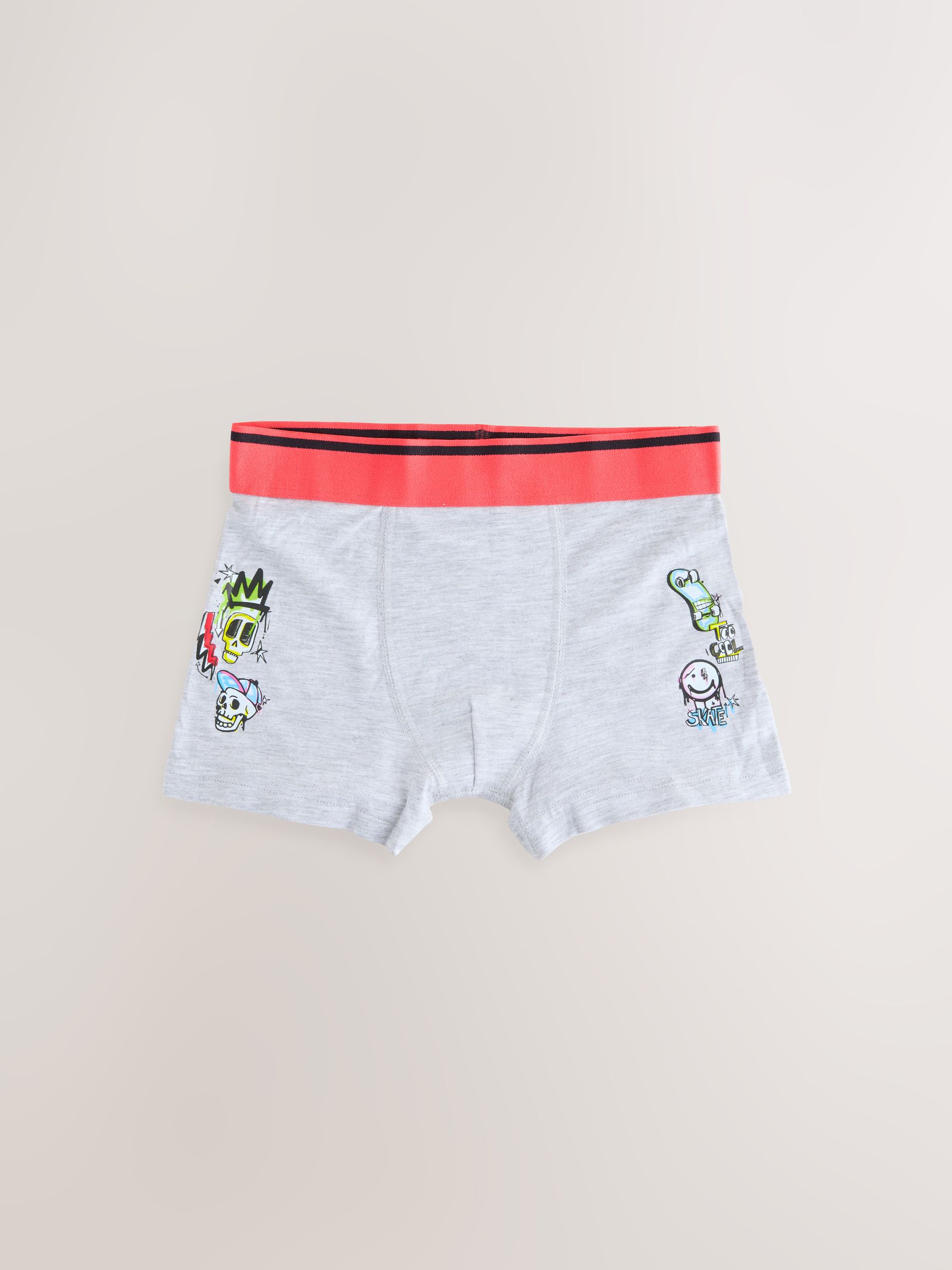 Doodle-graffitiprint - Verpakking van 5 boxershorts (1,5 - 16 jr)