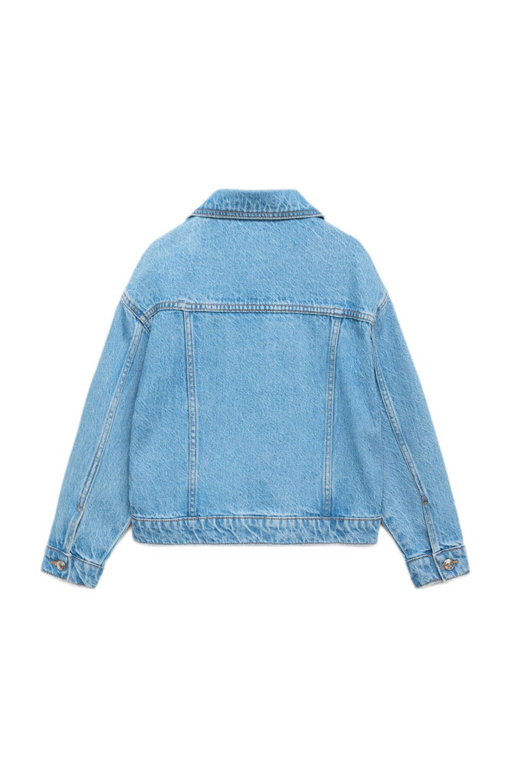 Mango Kids denim spijkerjas lichtblauw