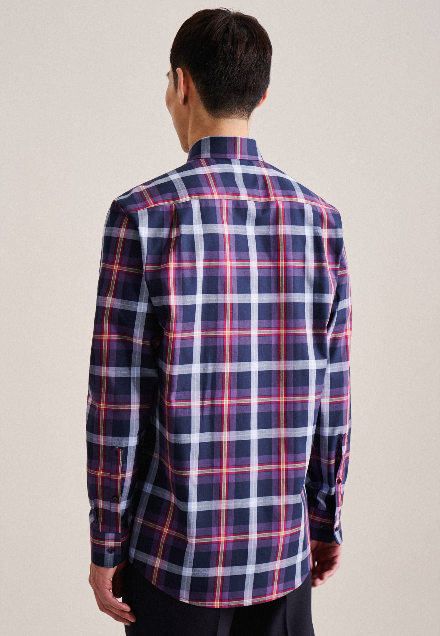 Seidensticker| Herren Flanellhemd Regular