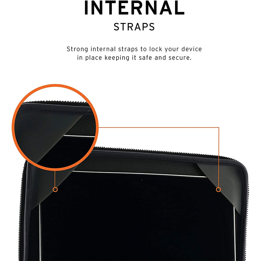 Samsung Galaxy Tab S9 FE  Plus Laptop Tasche MacBook Schutzhülle Medium Sleeve (981890114040) - Schwarz
