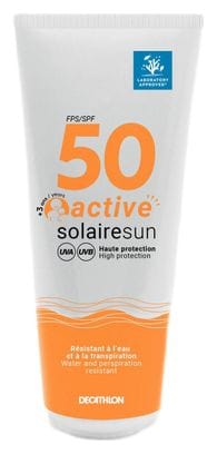 Crème solaire Decathlon Soin & Bien-être Active IP50 - 200ml