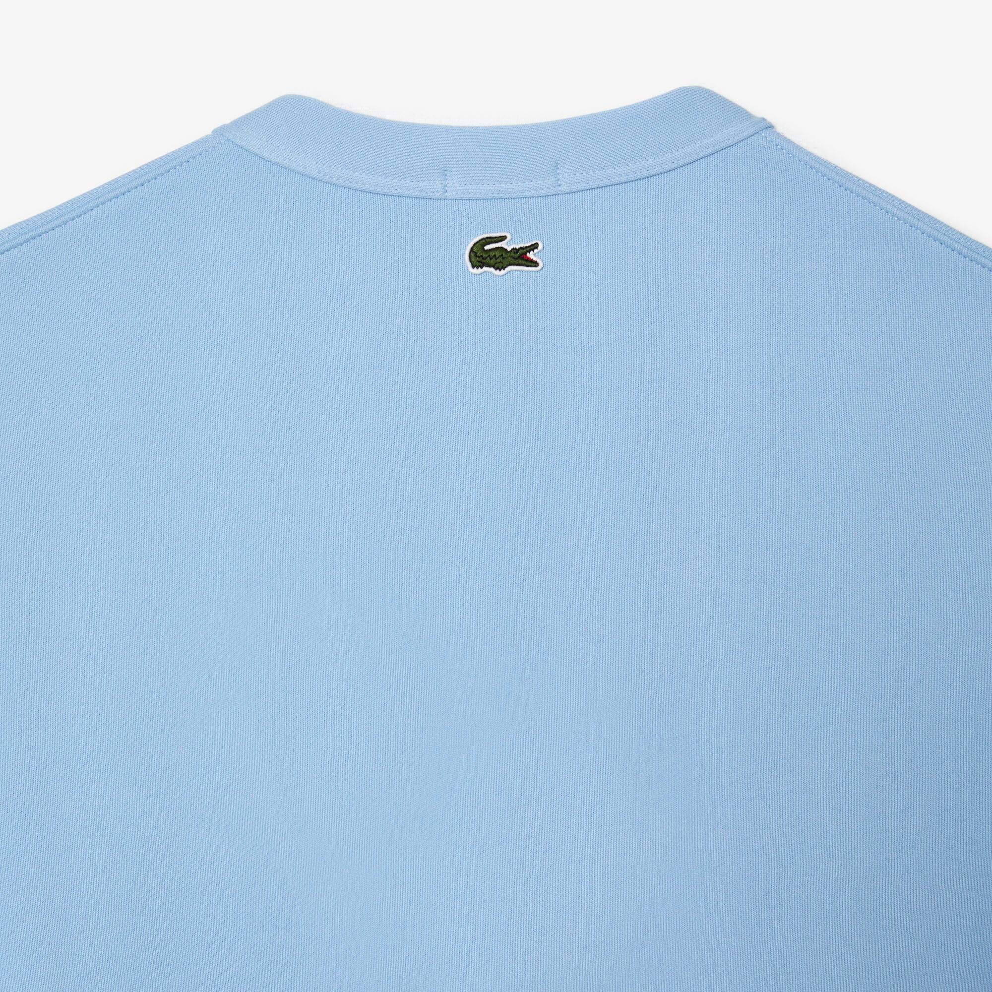Cardigan col V unisexe Lacoste en molleton de coton biologique Sweatshirts - Bleu - Lacoste - Unisex