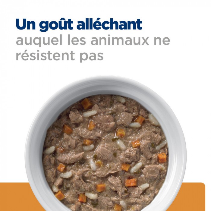 HILL'S Prescription Diet k/d Kidney Care en bouchées mijotées au thon - Pâtée pour chat