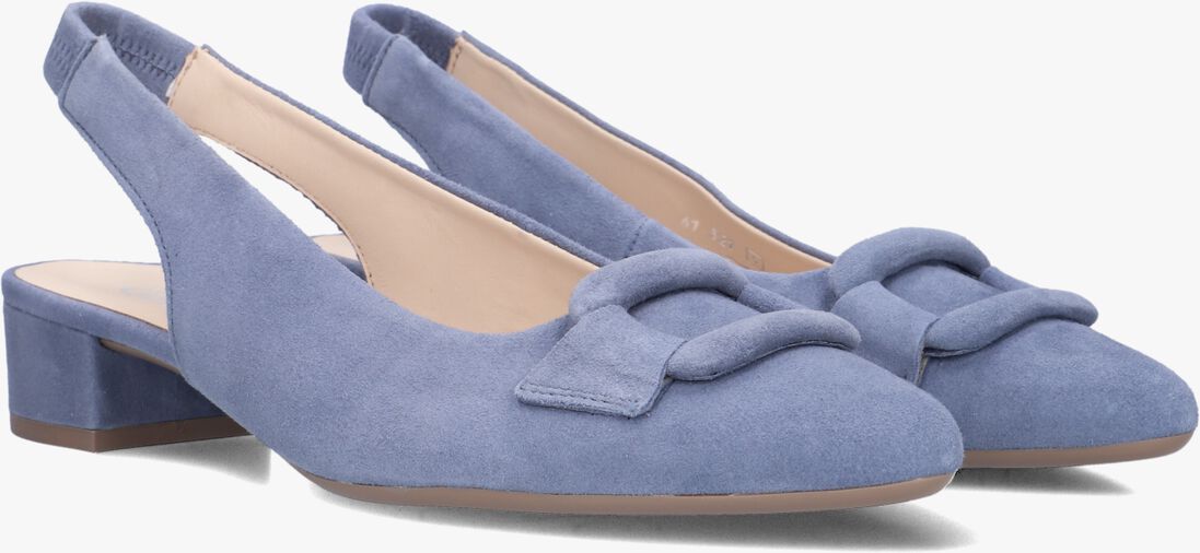 blauwe gabor slingbacks 521
