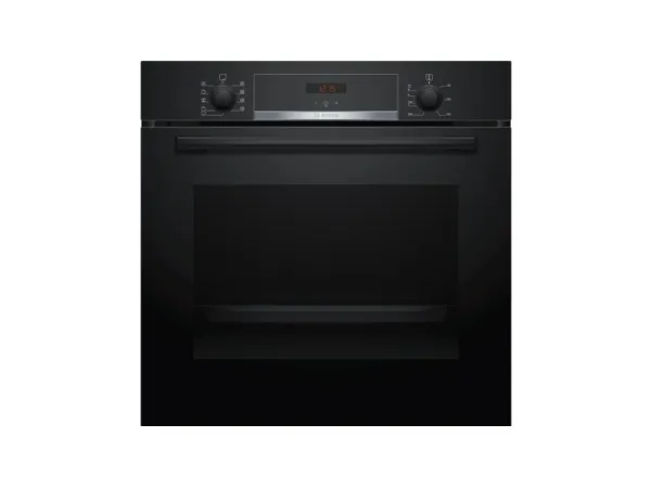 Bosch Serie | 4 HBA534EB0 - Ovn - til indbygning - niche - bredde: 56 cm - dybde: 55 cm - højde: 58.5 cm - med selv-rengøring - Klasse A - sort